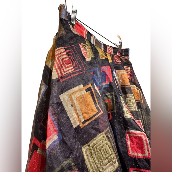 Vintage Dramatically Wide Legged Lined Palazzo Pants - Picture 8 of 8